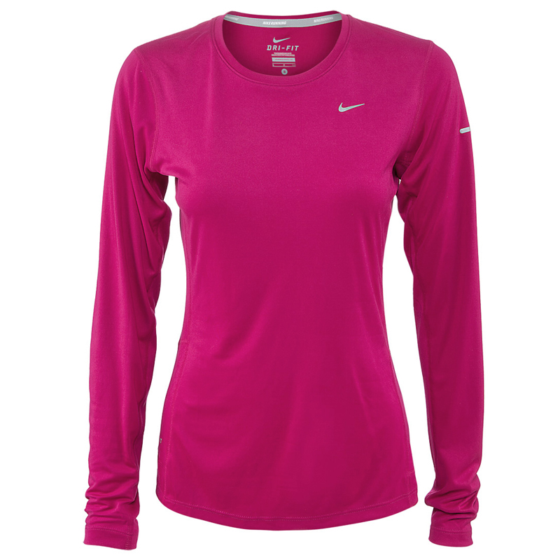 Nike shirt Miler fuchsia dames kopen – Dames