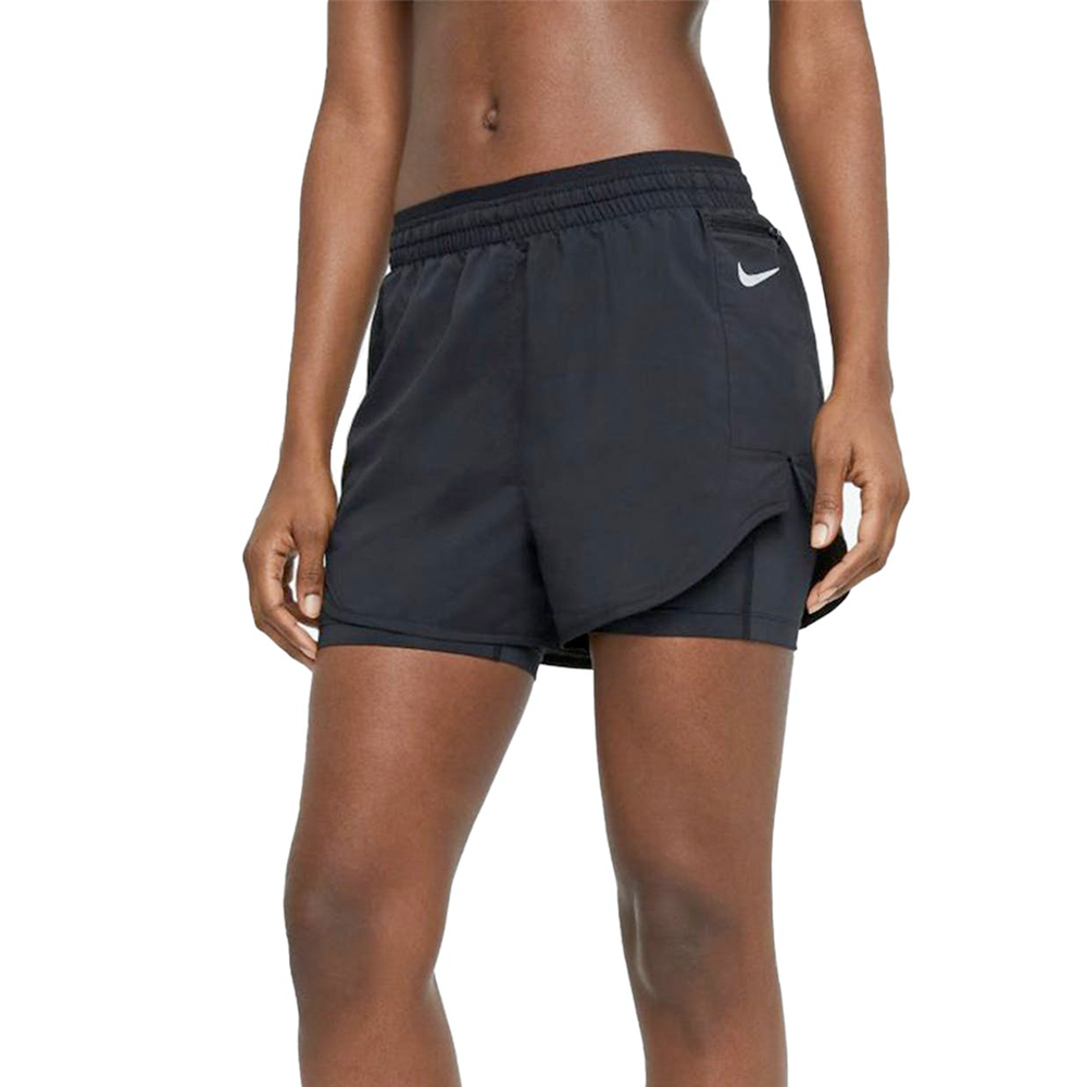 Nike short 2-in 1 Tempo Luxe 5-inch Dames (foto 1)