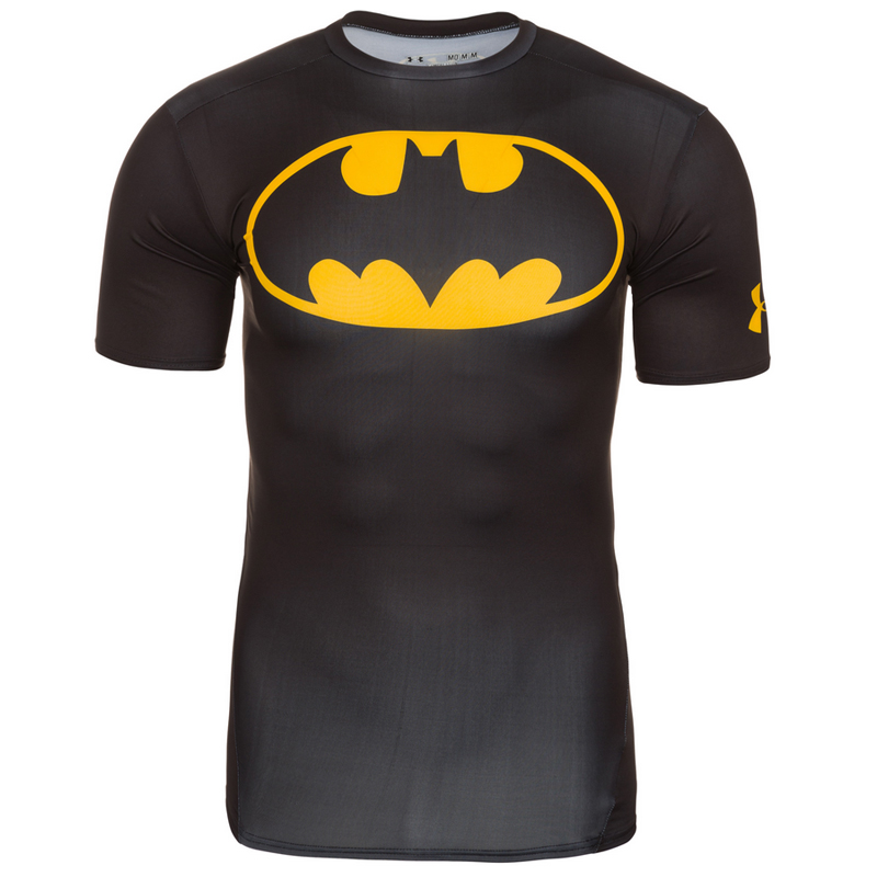 Under Armour shirt korte mouw compressie Batman black heren kopen