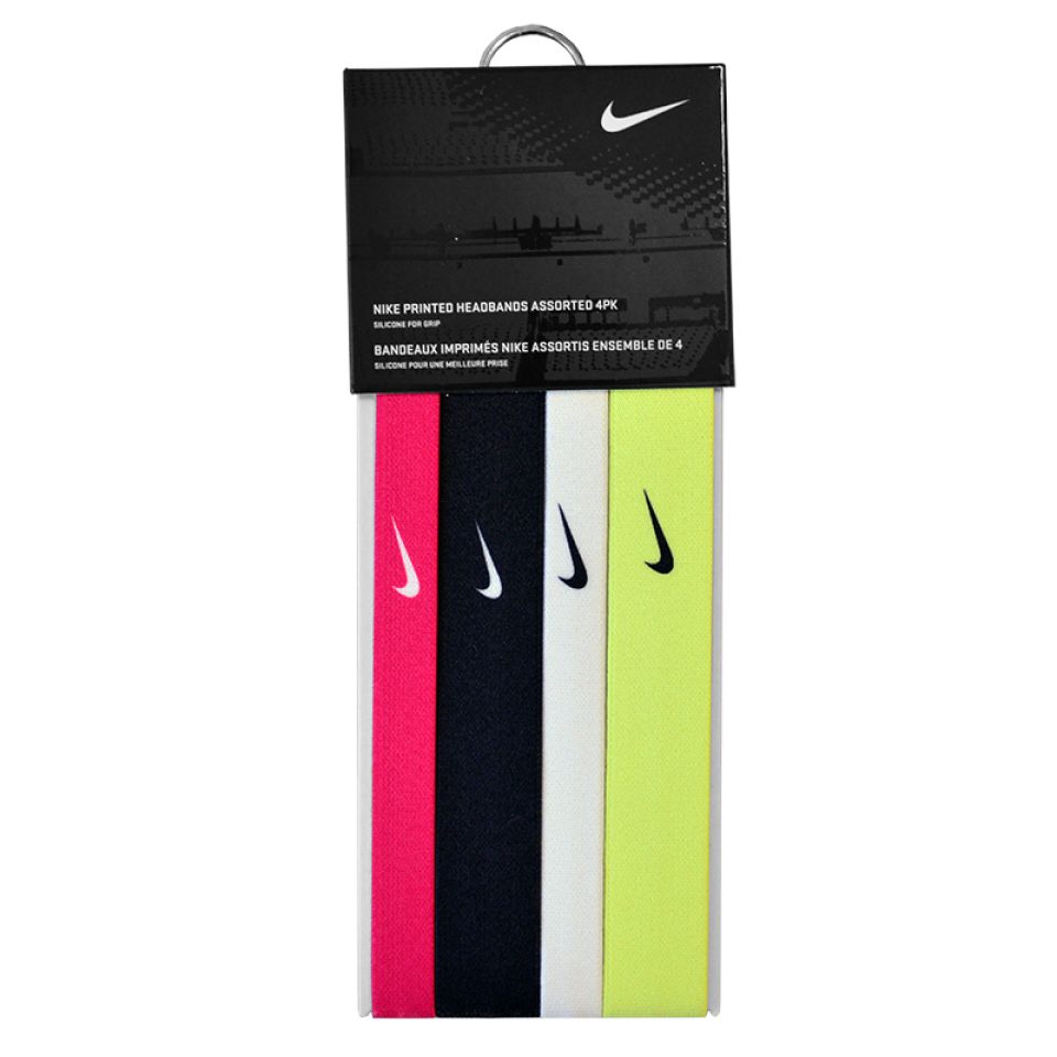 Nike haarband Printed 4 pack assorted dames (foto 1)