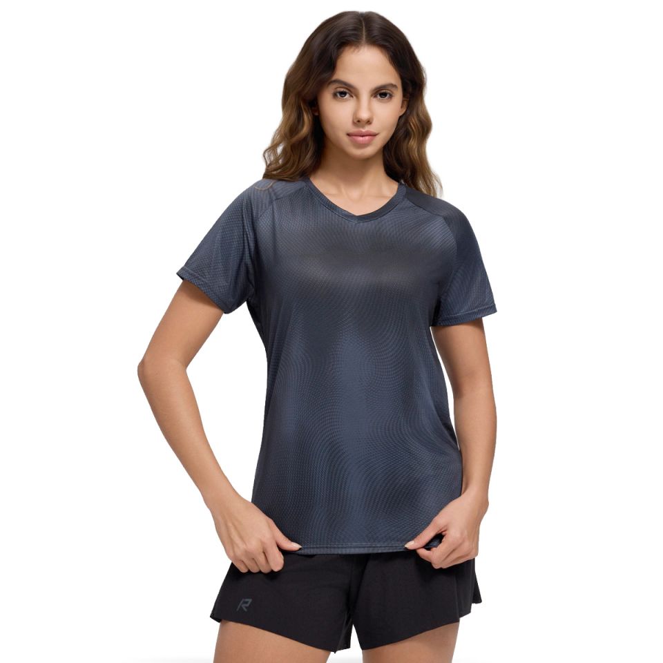 Rukka shirt korte mouw Muuko Print Dames (foto 1)